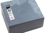 PROnappe Servietten 38,0 x 38,0 cm 2-lagig grau