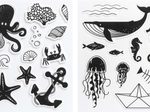 HEYDA Motivstempel-Set - Maritim