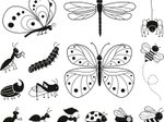 HEYDA Motivstempel-Set - Insekten