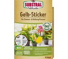 SUBSTRAL® Naturen® Fruchtfliegenfalle Gelbsticker Bio gelb