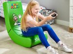 X Rocker Nintendo Super Mario™ Floor Rocker Gaming-Bodensessel im Luigi Design für Kinder & Jugendliche - grün
