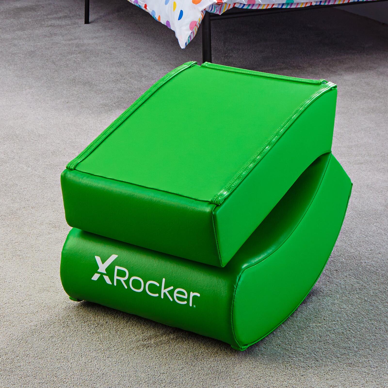 X Rocker Nintendo Super Mario™ Floor Rocker Gaming-Bodensessel im Luigi Design für Kinder & Jugendliche - grün
