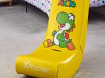 X Rocker Nintendo Super Mario™ Floor Rocker Gaming-Bodensessel im Yoshi Design für Kinder & Jugendliche - gelb