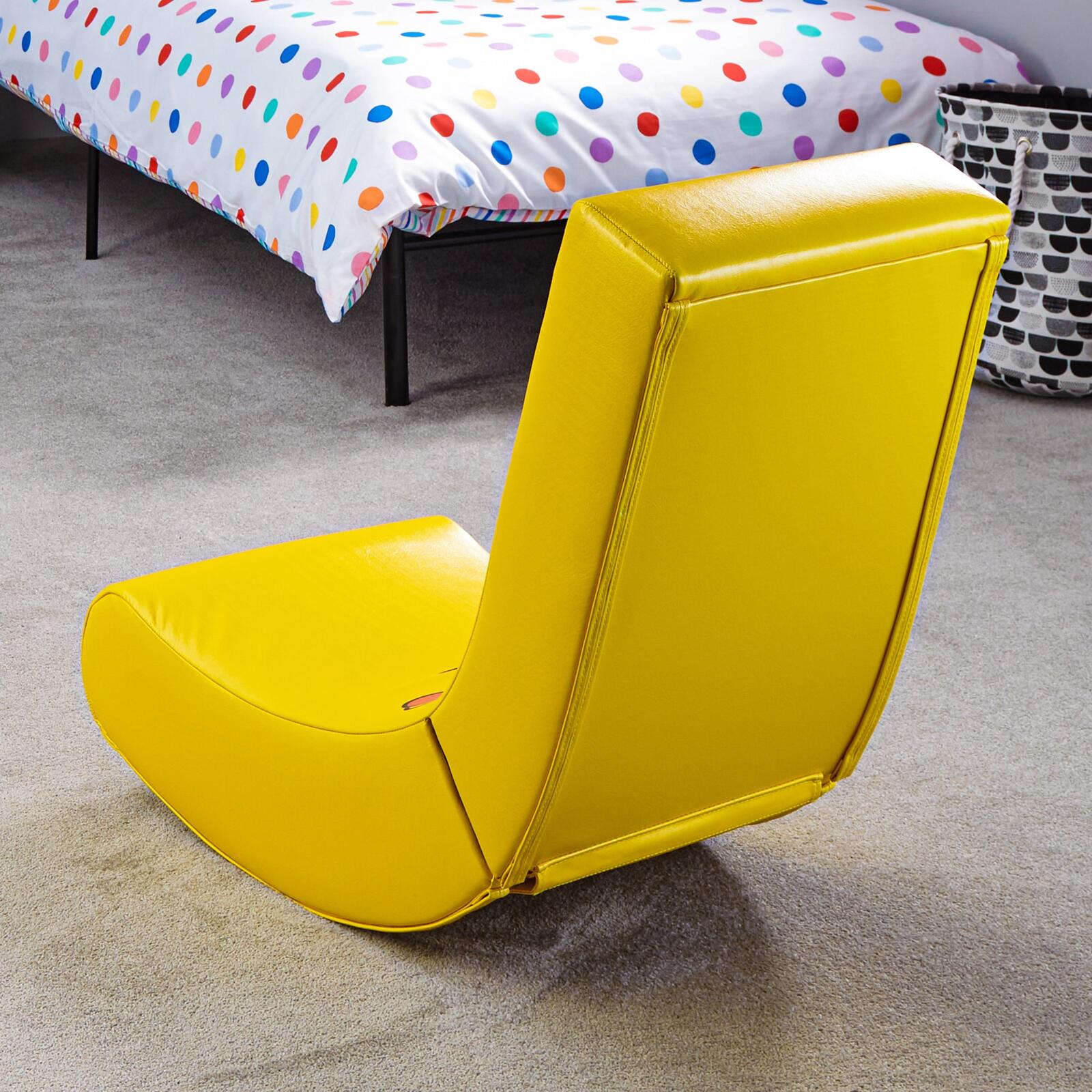 X Rocker Nintendo Super Mario™ Floor Rocker Gaming-Bodensessel im Yoshi Design für Kinder & Jugendliche - gelb