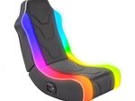X Rocker Chimera RGB 2.0 Floor Rocker Gaming-Bodensessel für Kinder & Jugendliche mit Audiosystem & RGB-Beleuchtung - schwarz