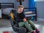 X Rocker Shadow 2.0 Floor Rocker Gaming-Bodensessel für Kinder & Jugendliche mit Audiosystem - schwarz/gold