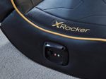 X Rocker Shadow 2.0 Floor Rocker Gaming-Bodensessel für Kinder & Jugendliche mit Audiosystem - schwarz/gold