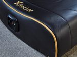 X Rocker Shadow 2.0 Floor Rocker Gaming-Bodensessel für Kinder & Jugendliche mit Audiosystem - schwarz/gold