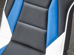 X Rocker Sony Playstation® Geist 2.0 Floor Rocker Gaming-Bodensessel mit 2.0 Audiosystem für Kinder & Jugendliche - schwarz/blau