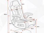X Rocker TORQUE 2.1 Gaming-Sessel mit Wireless Audiosystem und Vibrationsmotor - schwarz/rot