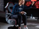 X Rocker TORQUE 2.1 Gaming-Sessel mit Wireless Audiosystem und Vibrationsmotor - schwarz/rot