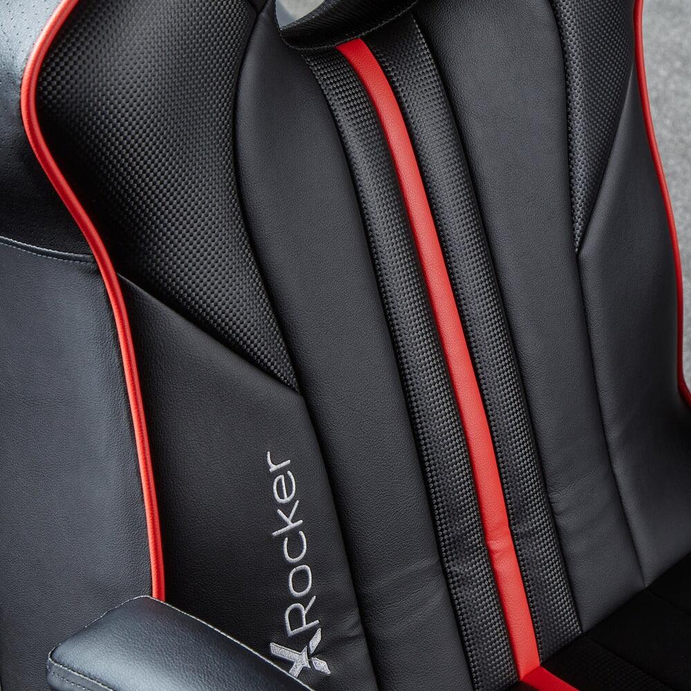 X Rocker TORQUE 2.1 Gaming-Sessel mit Wireless Audiosystem und Vibrationsmotor - schwarz/rot