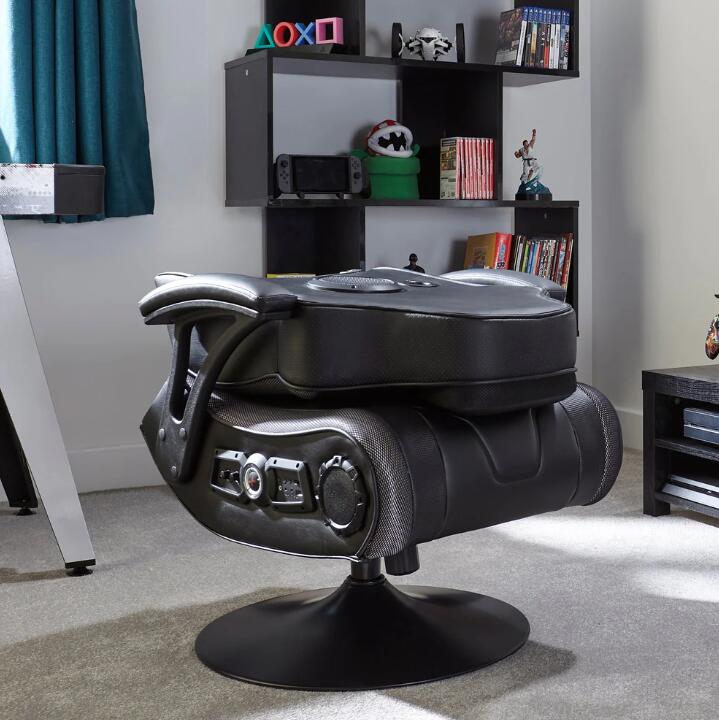 X Rocker MONSOON 4.1 Gaming-Sessel mit LED-Beleuchtung, Wireless Audiosystem und Vibrationsmotor - schwarz