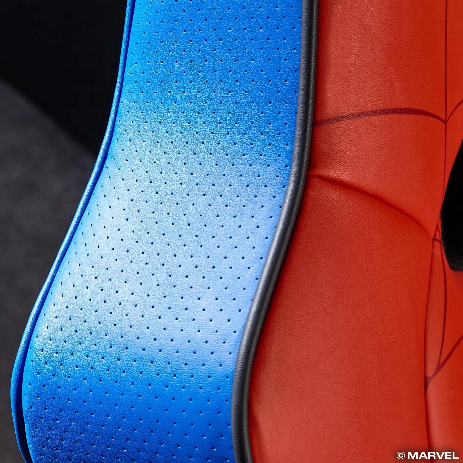 X Rocker Marvel™ Elite 2.1 Gaming-Sessel im Spider-Man Design - blau/rot