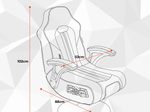 X Rocker Marvel™ Elite 2.1 Gaming-Sessel im Spider-Man Design - blau/rot