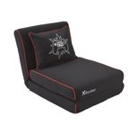 X Rocker Crash Pad Junior Gaming-Klappsessel & Schlafmatratze - schwarz/rot