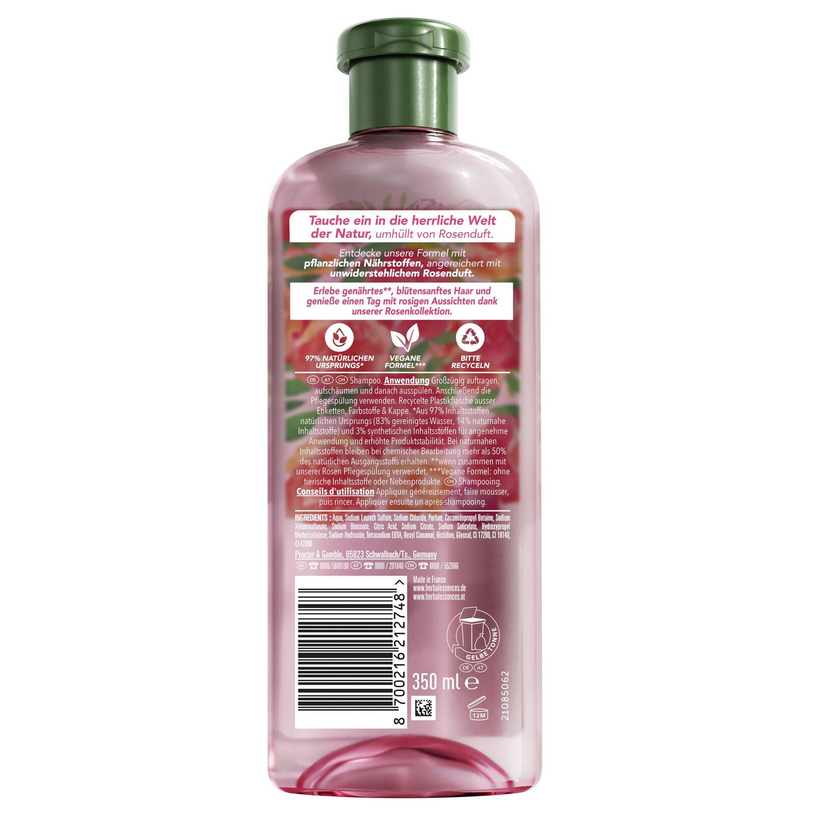Herbal Essences Rose Shampoo 350 ml