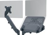 LEITZ Notebook-Monitor-Halterung Ergo dunkelgrau