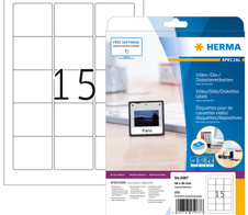 HERMA Disketten-Etiketten 59,0 x 50,0 mm, weiß
