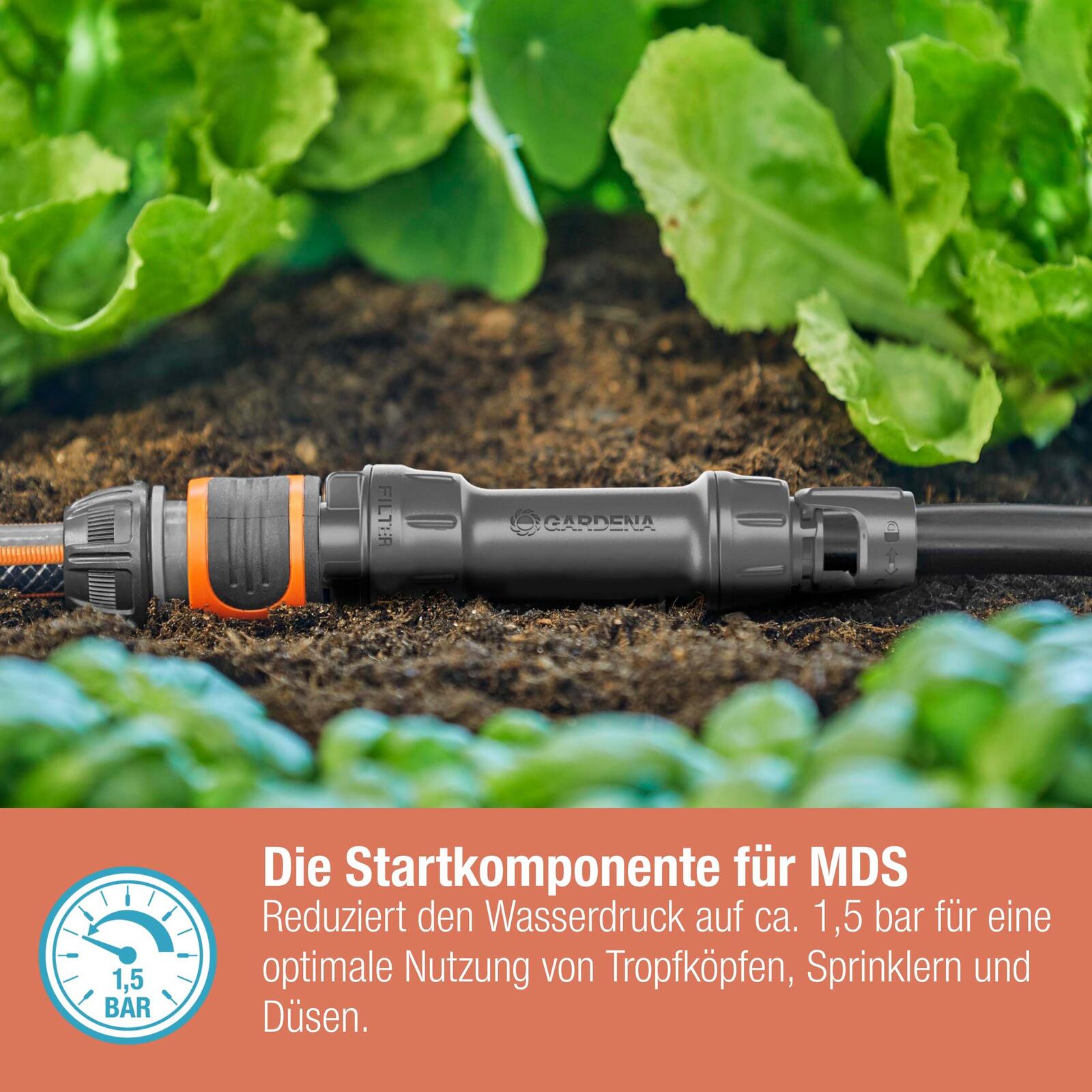 GARDENA Druckminderer Micro-Drip-System Basisgerät 1000