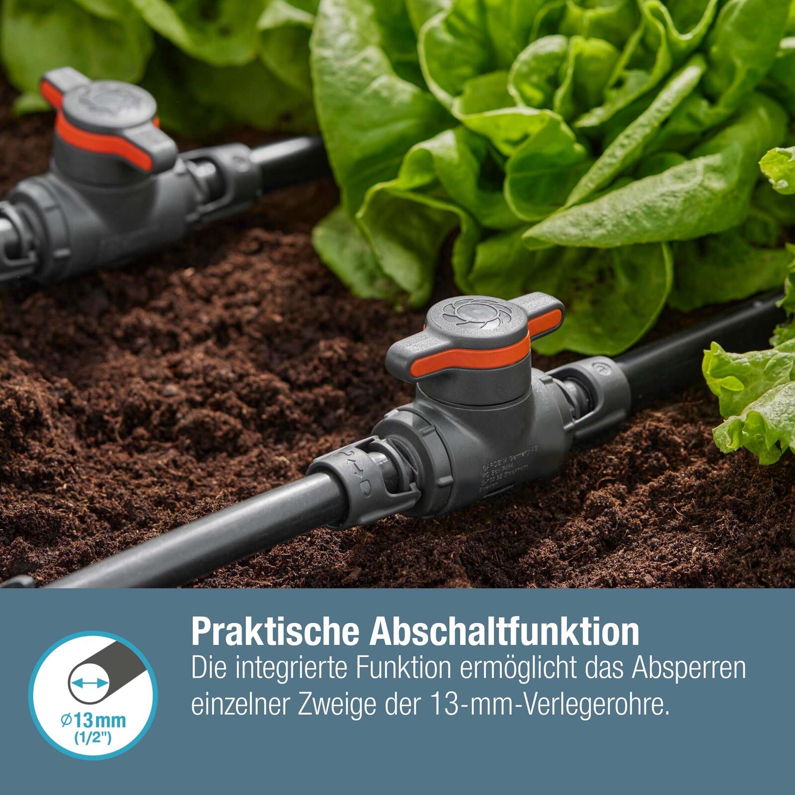 GARDENA Regulier-/Absperrventil Micro-Drip-System