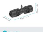 GARDENA Tropfschlauchverbinder Micro-Drip-System T-Stück 13 mm (1/2") – 4,6 mm (3/16")