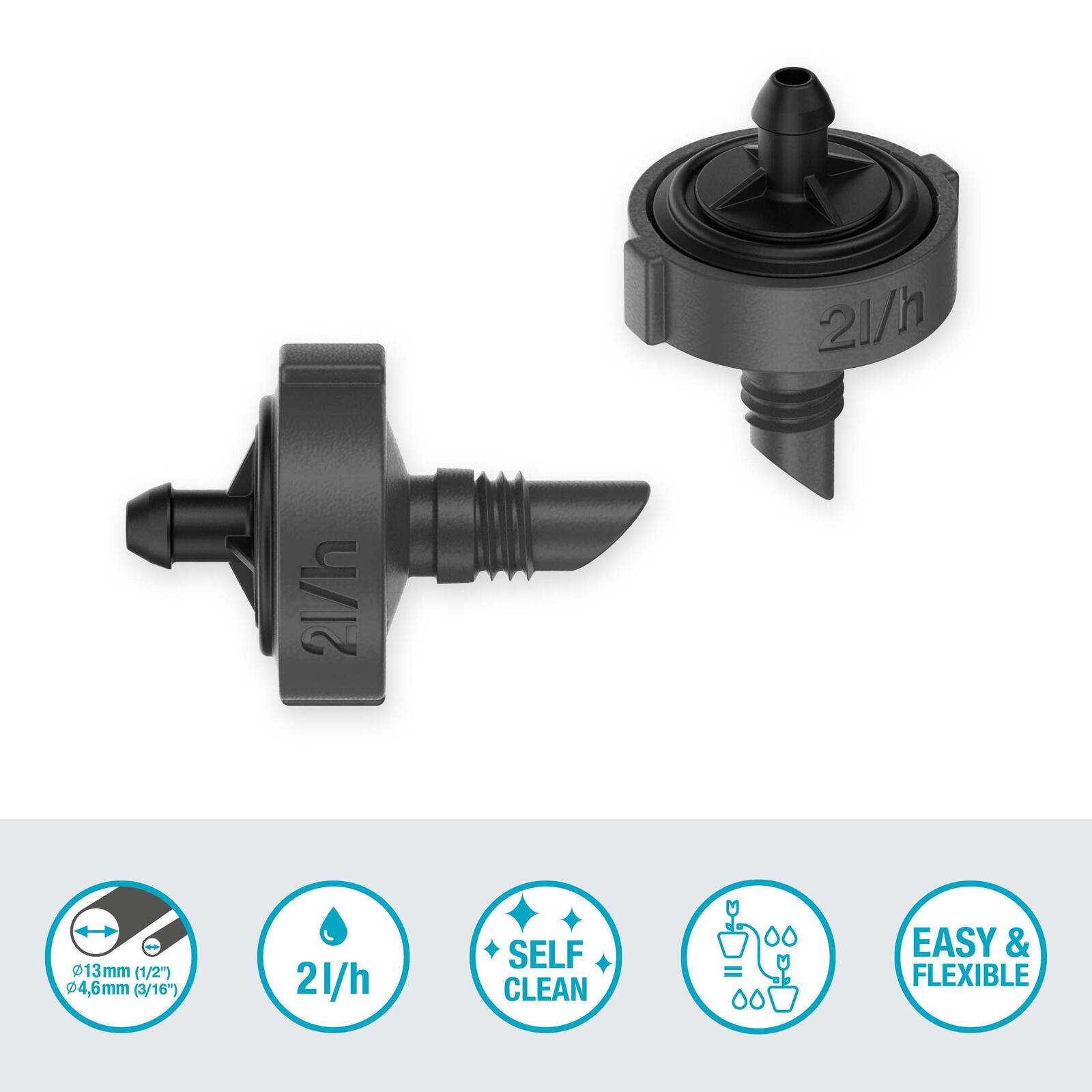 GARDENA Endtropfer für Tropfschlauch Micro-Drip-System