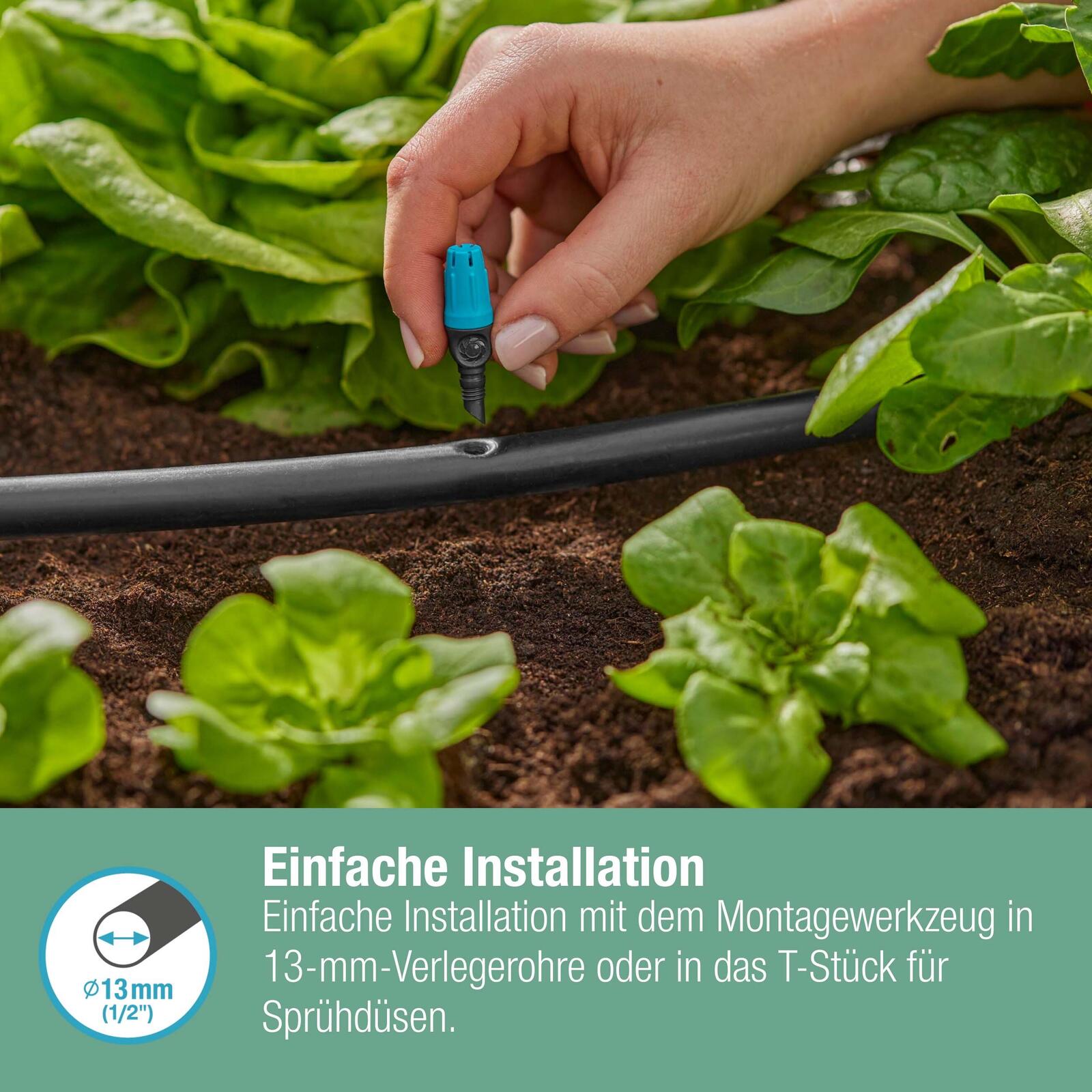 GARDENA Düse für Tropfschlauch Micro-Drip-System Kleinflächendüse