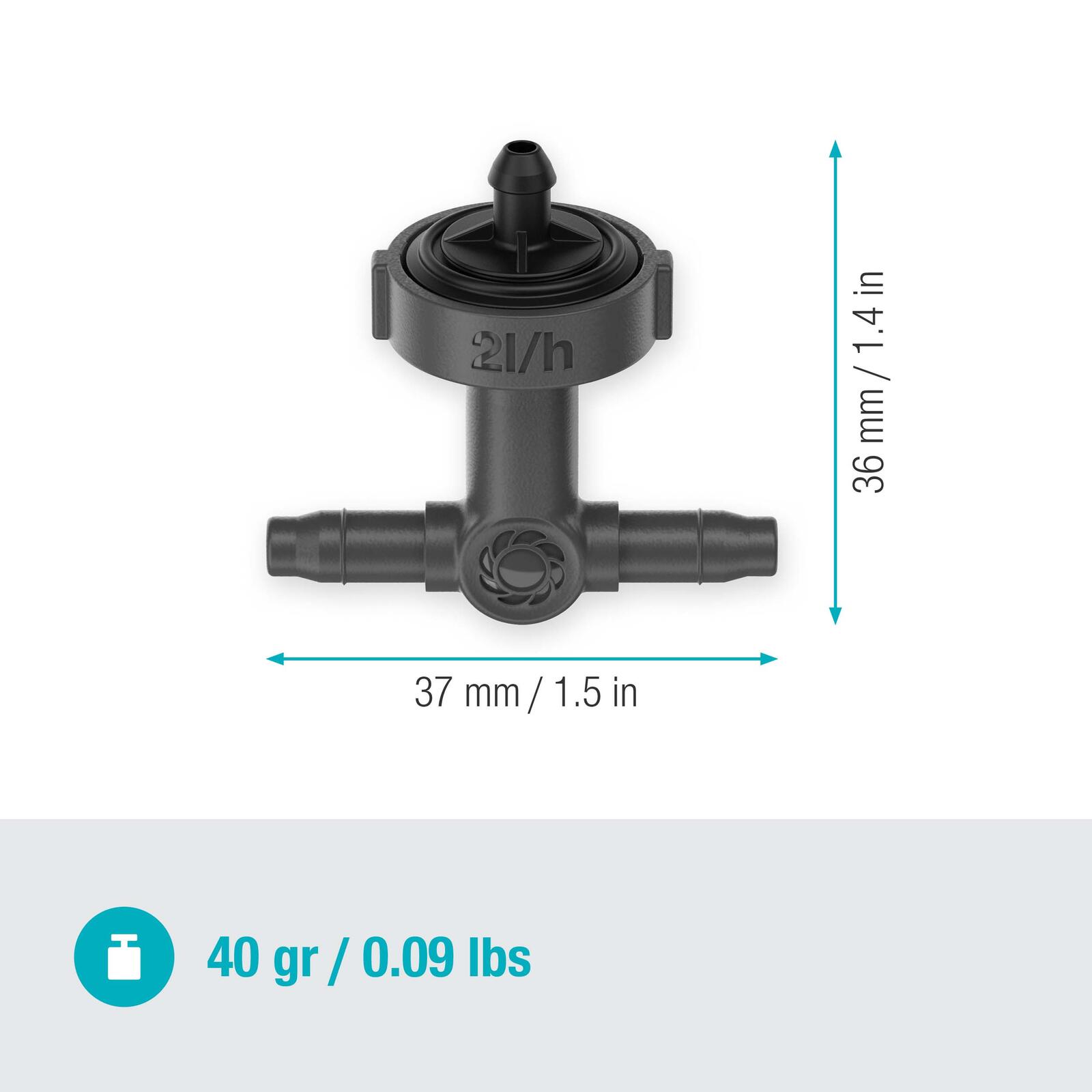 GARDENA Reihentropfer für Tropfschlauch Micro-Drip-System 2l/h
