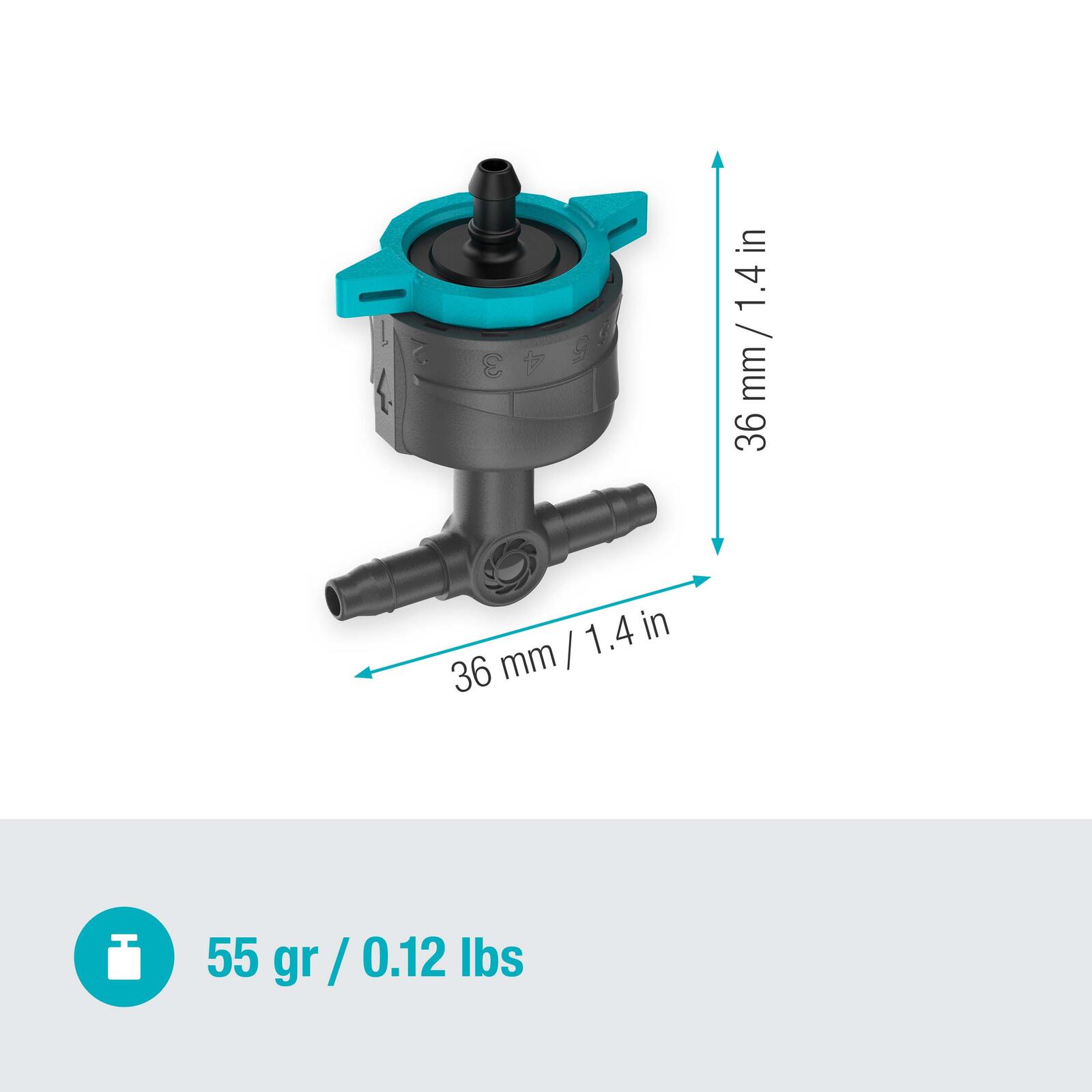 GARDENA Reihentropfer für Tropfschlauch Micro-Drip-System 1- 8 l/h