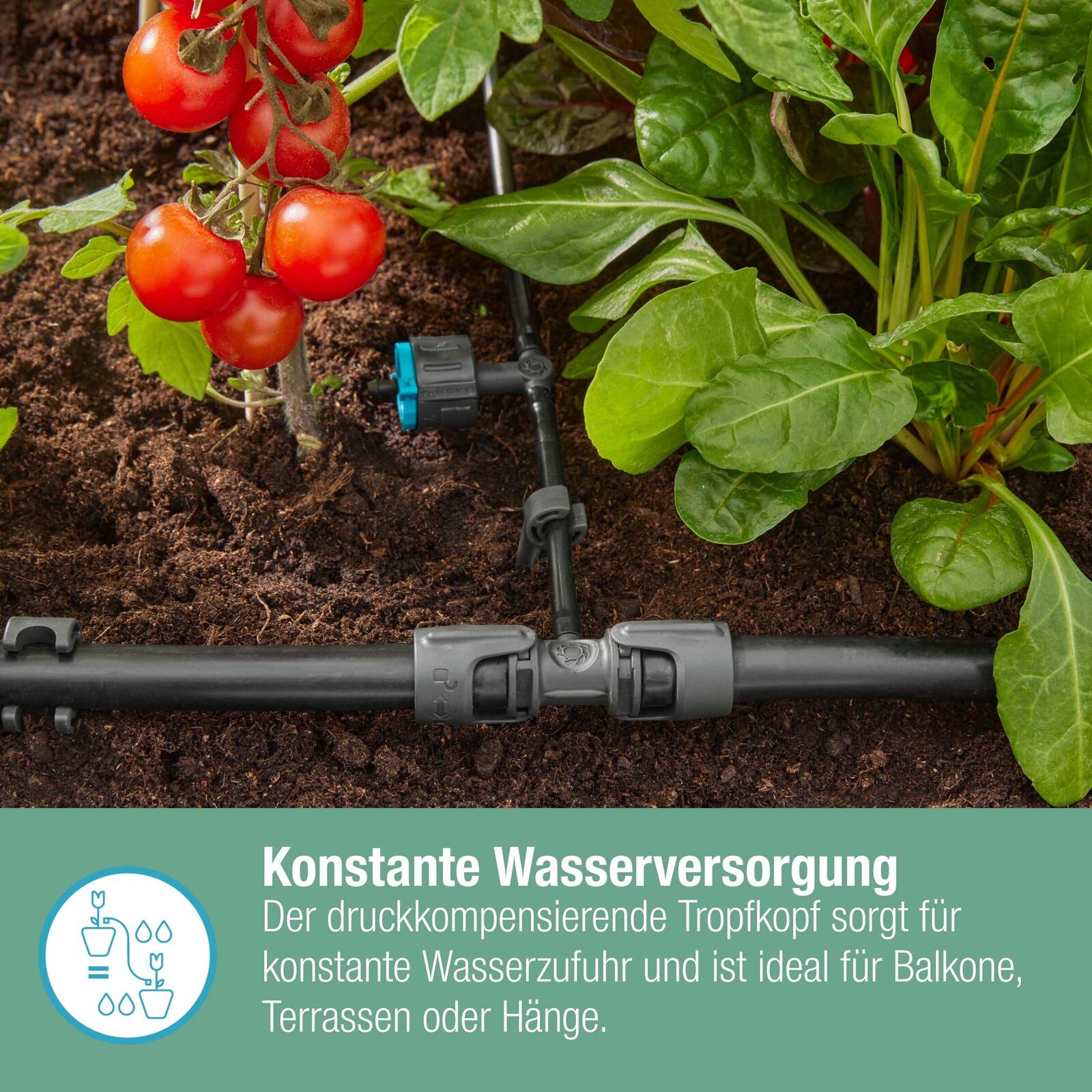 GARDENA Reihentropfer für Tropfschlauch Micro-Drip-System 1- 8 l/h