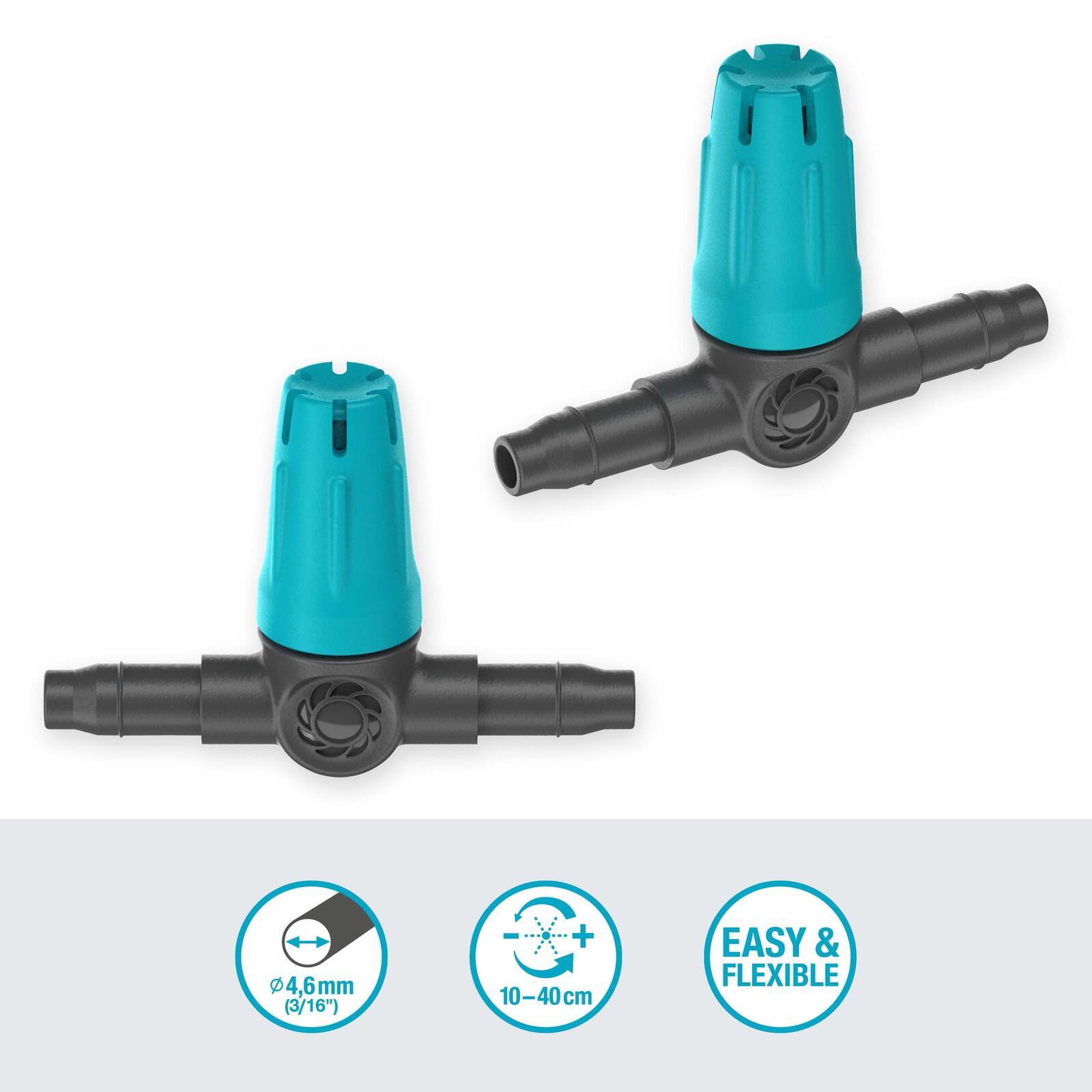 GARDENA Regneranschluss Micro-Drip-System Kleinflächendüse