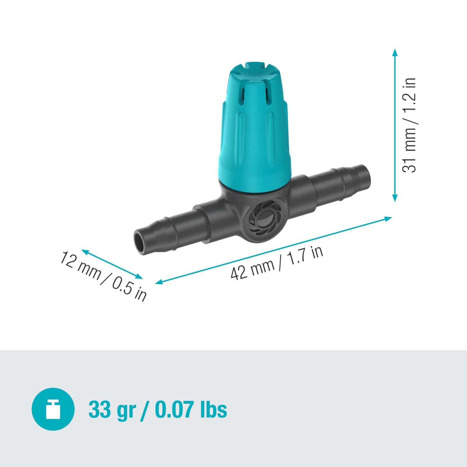 GARDENA Regneranschluss Micro-Drip-System Kleinflächendüse
