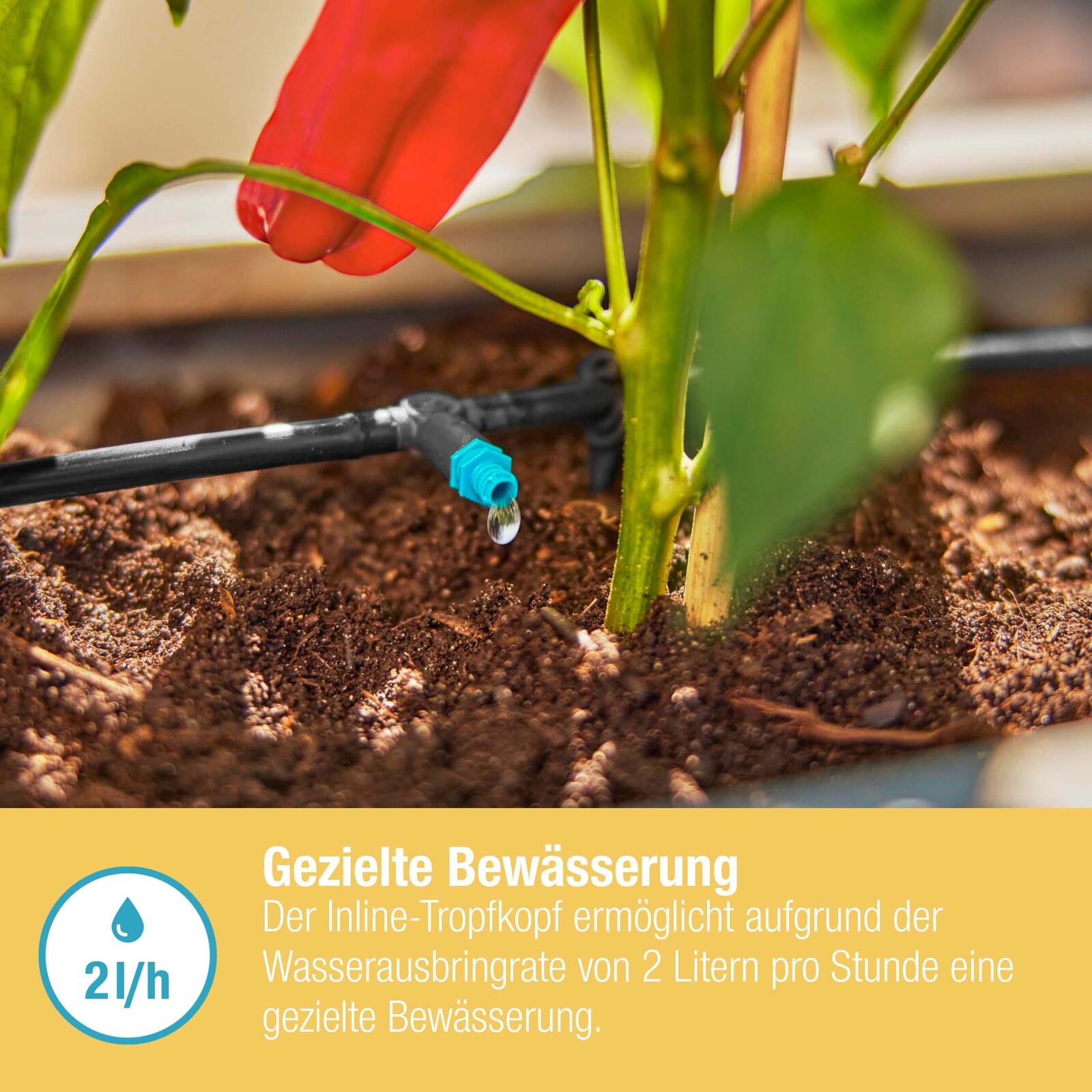 GARDENA Reihentropfer für Tropfschlauch Micro-Drip-System 2 l/h
