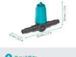 GARDENA Reihentropfer für Tropfschlauch Micro-Drip-System 0-15 l/h