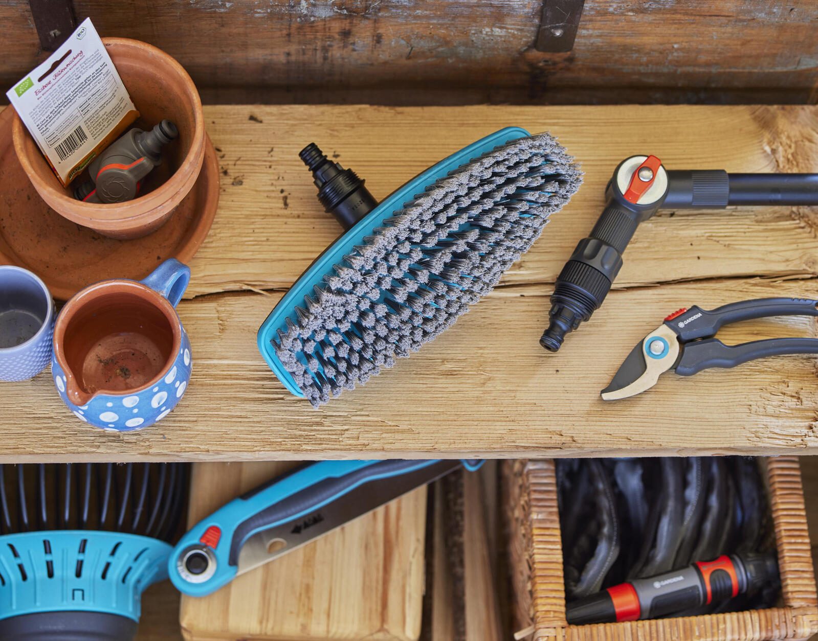 GARDENA Waschbürste für Gartenschlauch Cleansystem soft