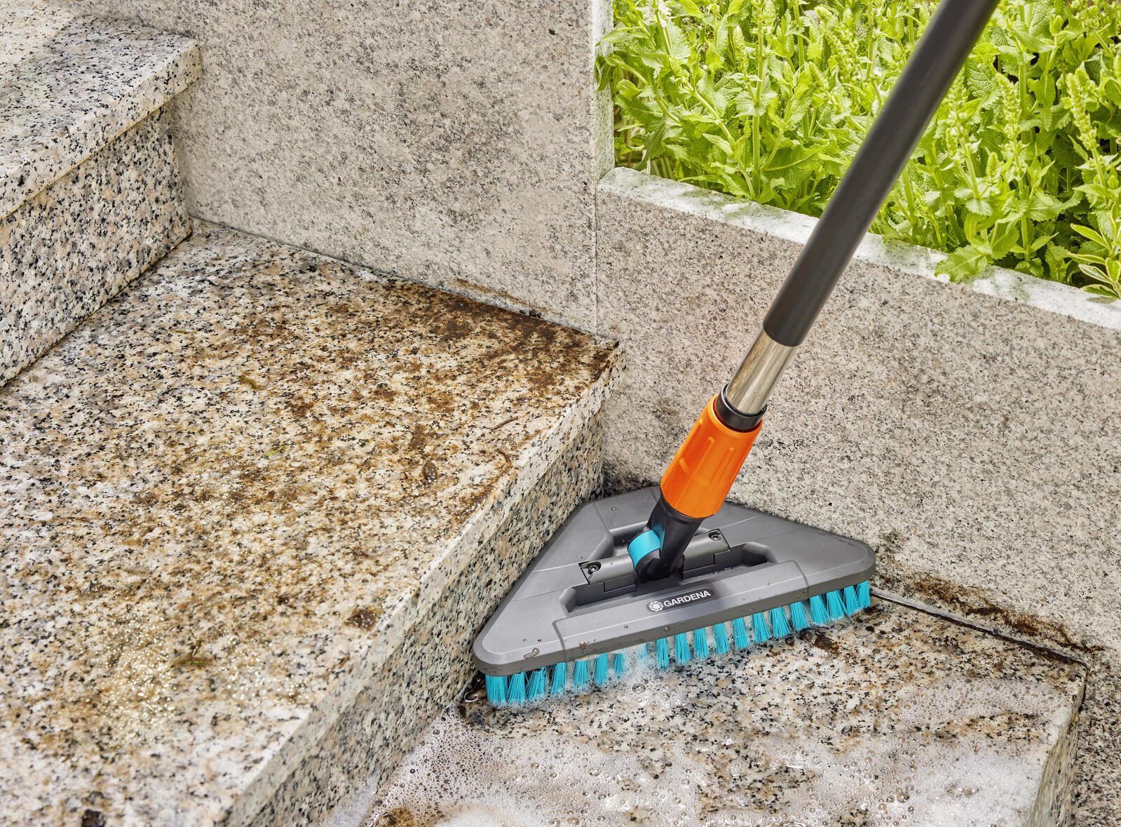 GARDENA Waschbürste für Gartenschlauch Cleansystem hard flex