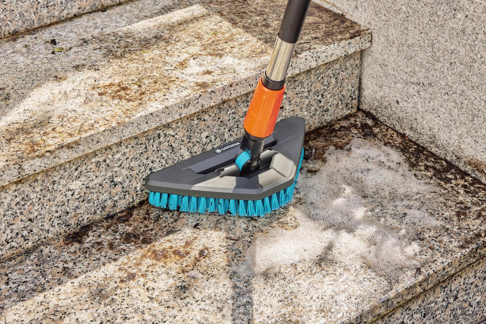 GARDENA Waschbürste für Gartenschlauch Cleansystem hard flex
