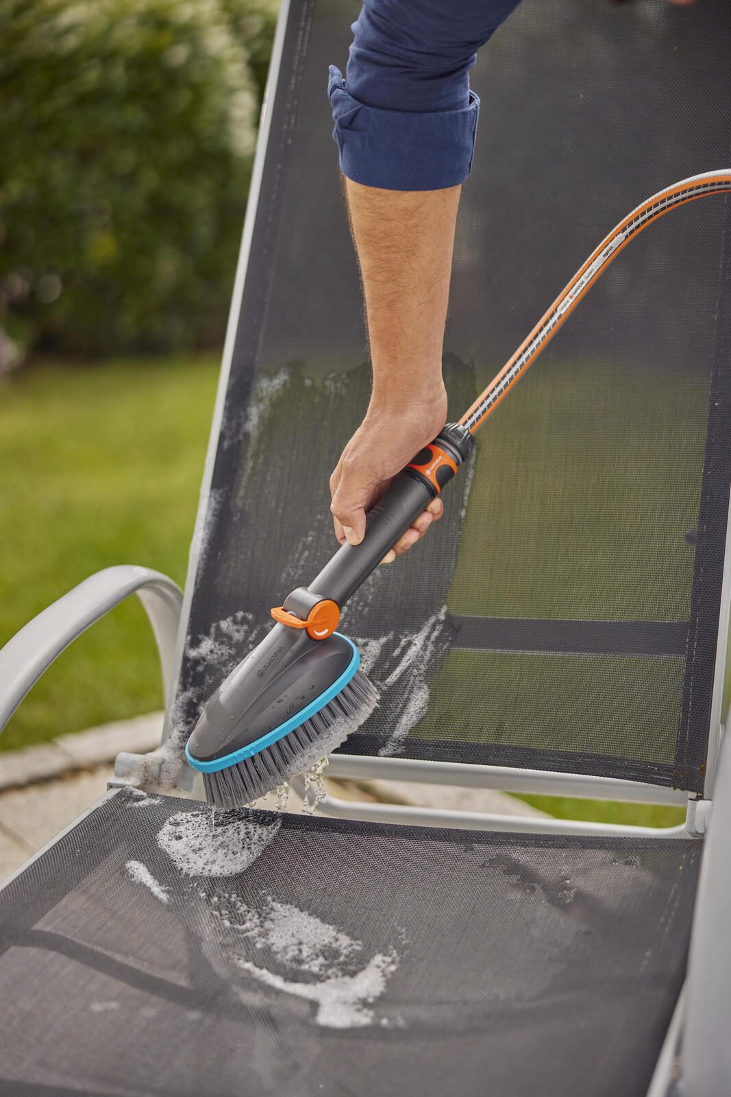 GARDENA Waschbürste für Gartenschlauch Cleansystem M soft