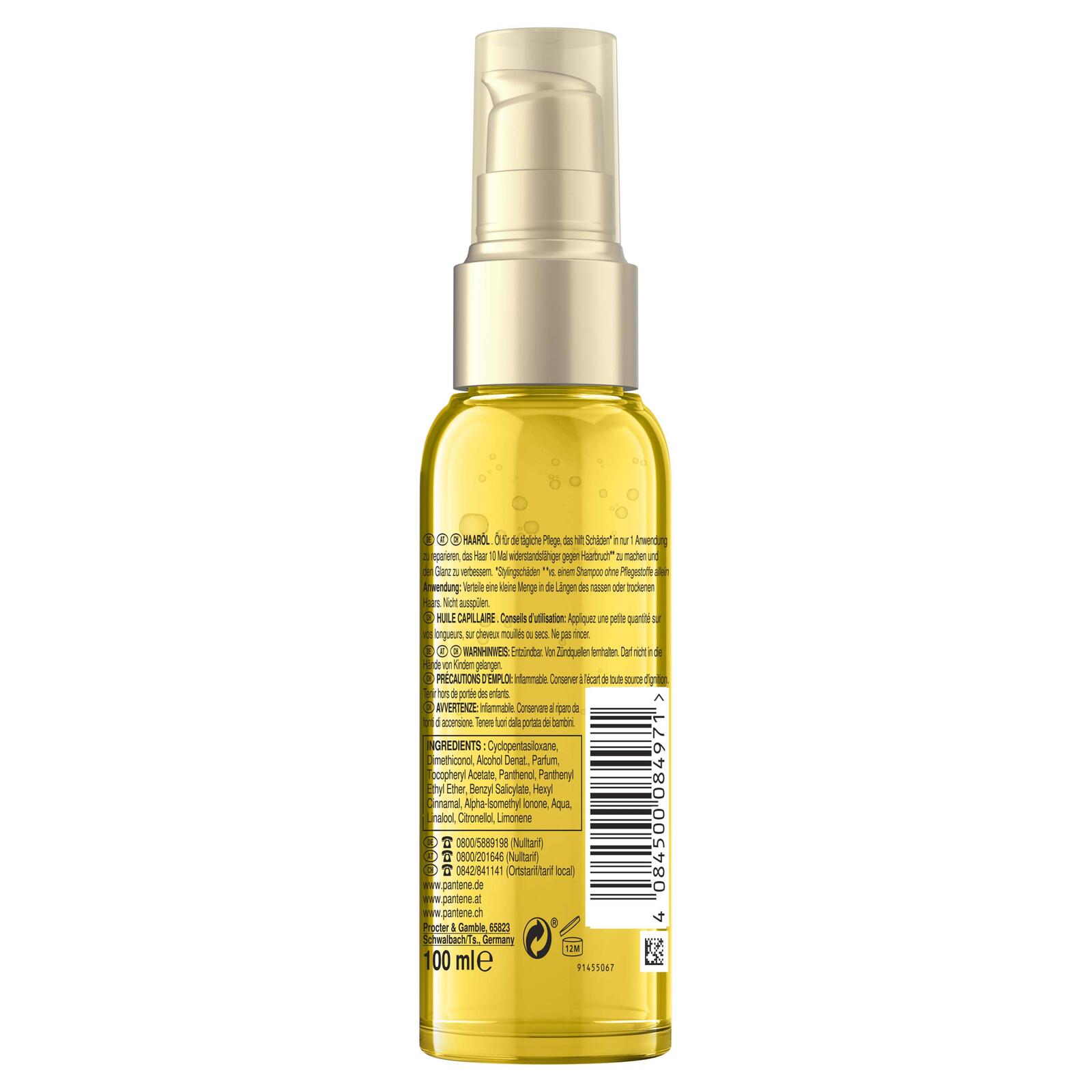 PANTENE PRO-V KERATIN PROTECT OIL Haaröl 100 ml