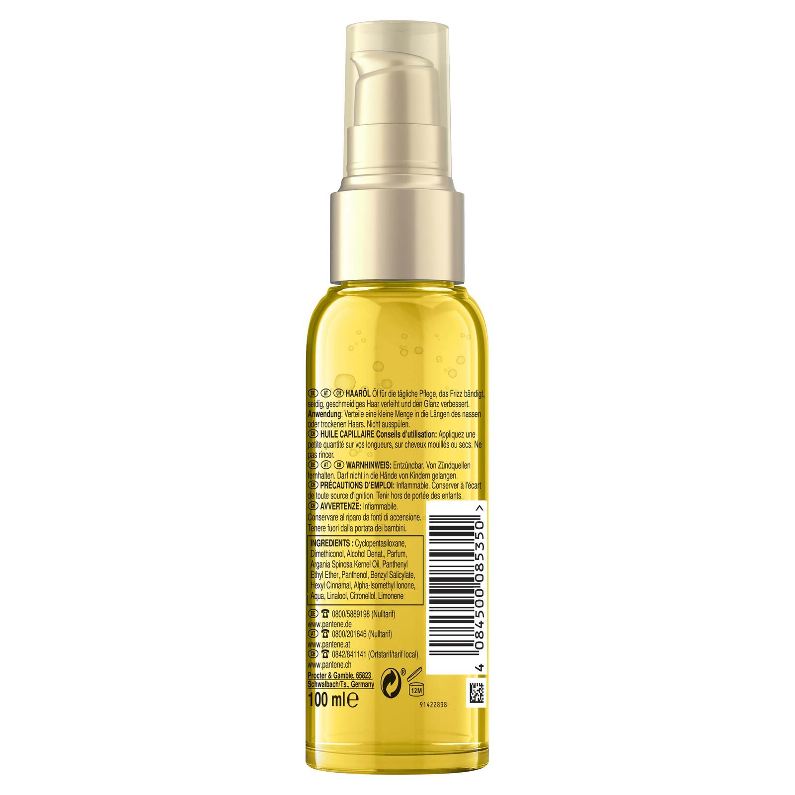 PANTENE PRO-V ARGAN INFUSED OIL Haaröl 100 ml