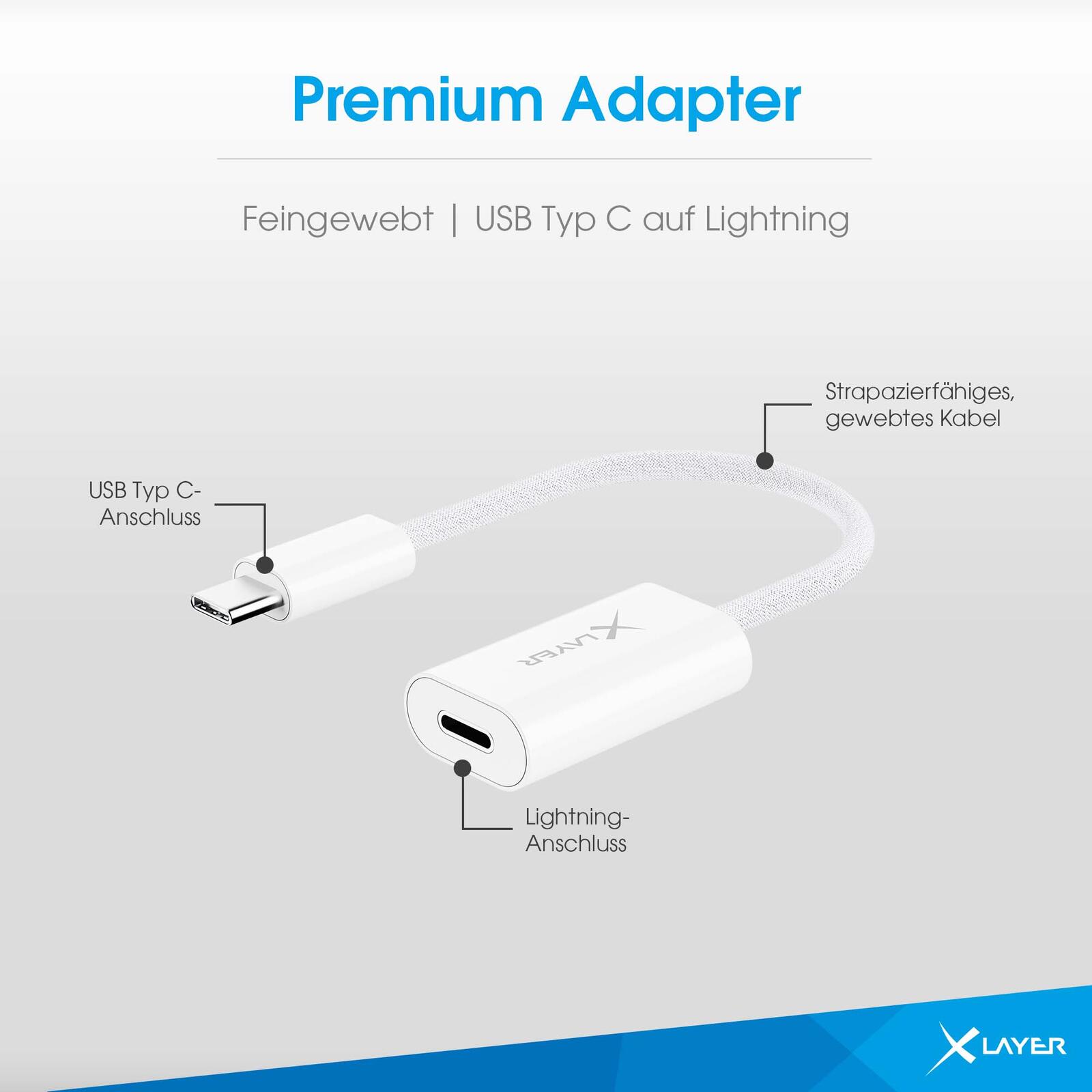 XLAYER Adapter USB-C/Lightning
