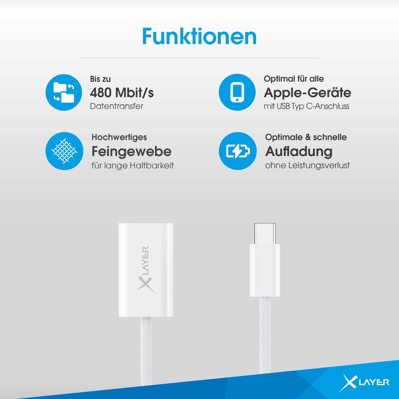 XLAYER Adapter USB-C/Lightning