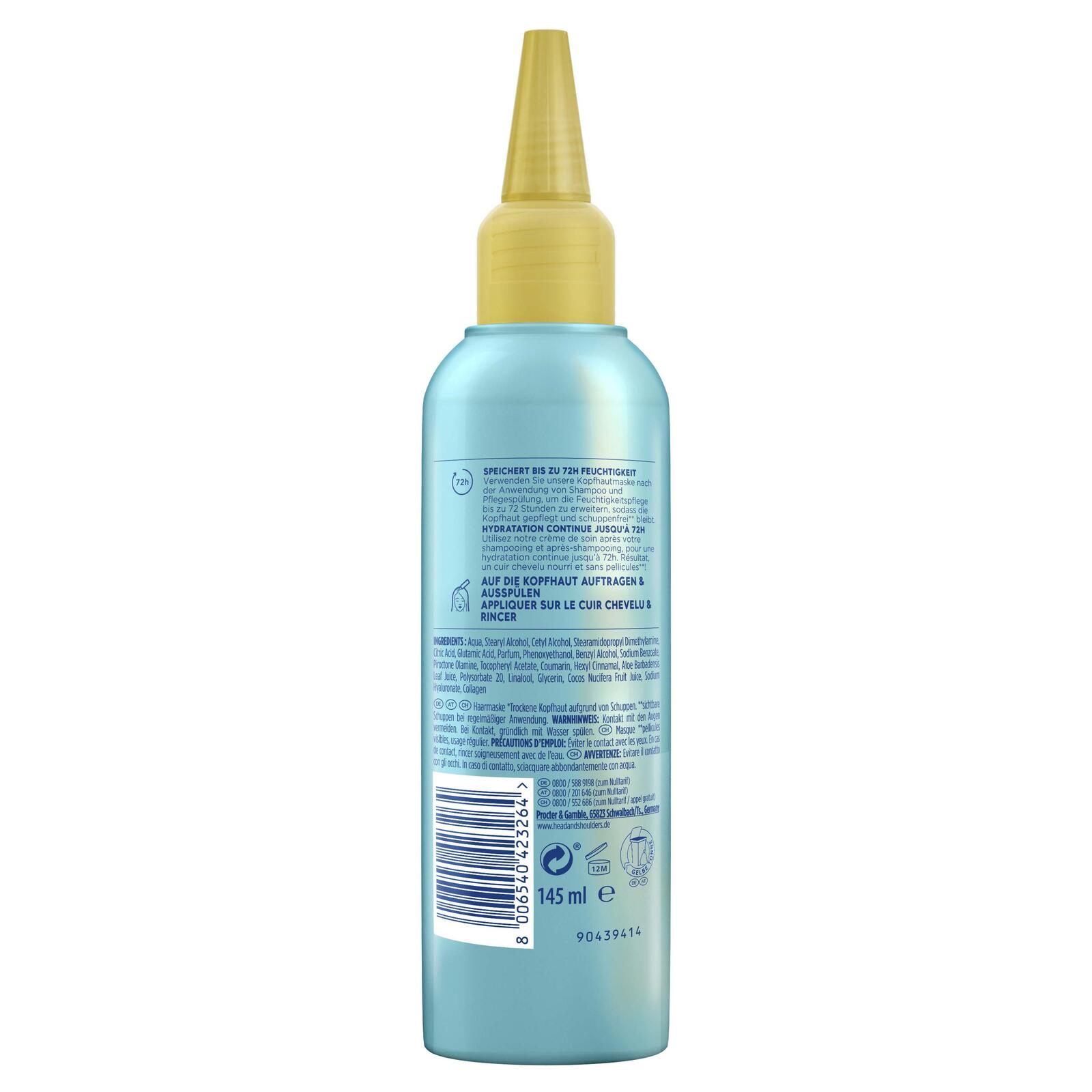 head&shoulders® DERMAXPRO AUFBAUENDE PFLEGE Kopfhautmaske 145 ml