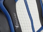 X Rocker Sony Playstation® Legend 2.1 Gaming-Sessel mit Stereo-Lautsprechersystem und Vibrationsmotor - blau/schwarz/weiß