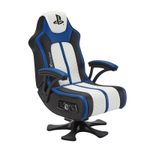 X Rocker Sony Playstation® Legend 2.1 Gaming-Sessel mit Stereo-Lautsprechersystem und Vibrationsmotor - blau/schwarz/weiß