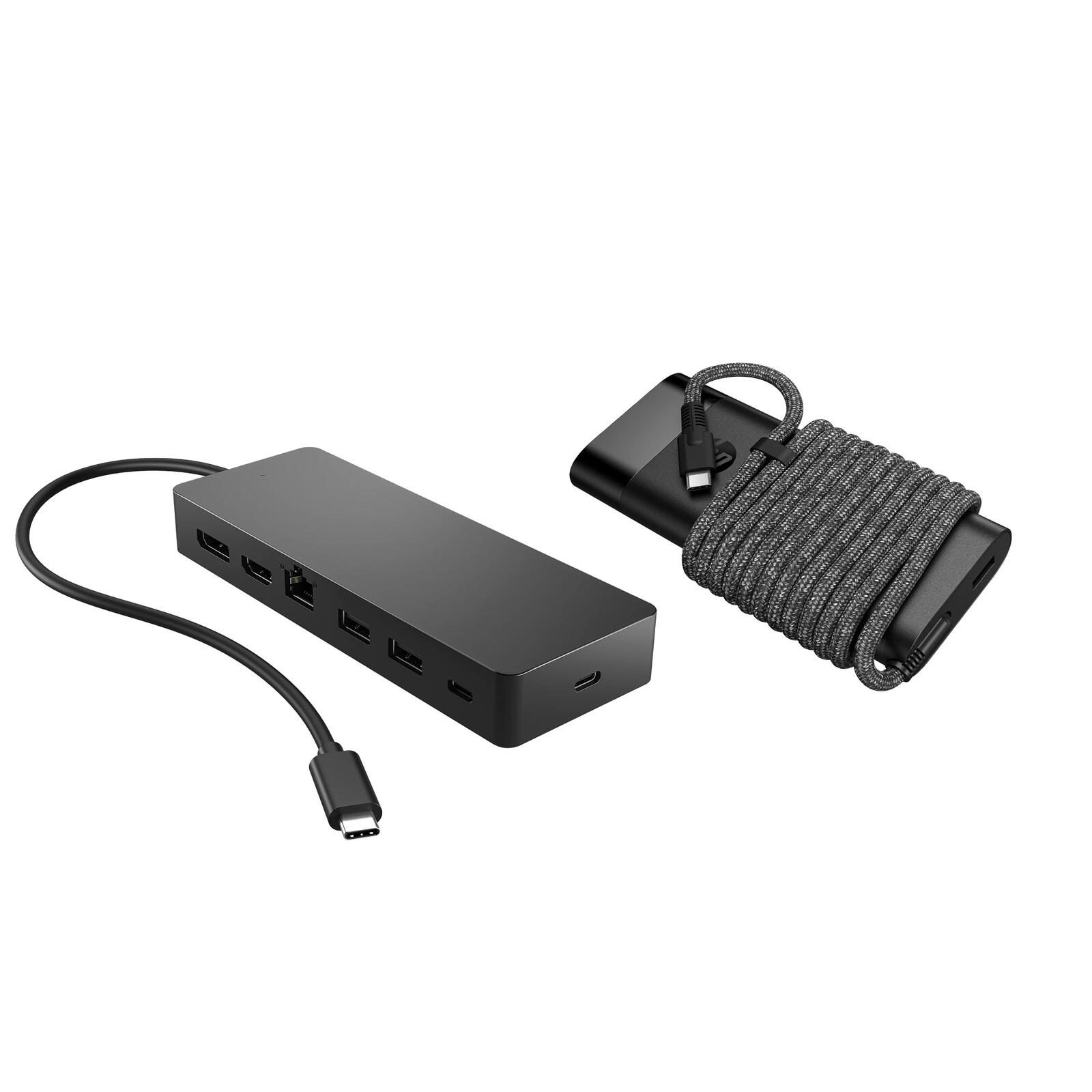 HP Universal USB-C Hub und Laptop Netzteil