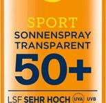 Lavozon Sport Transparent LSF 50+ Sehr Hoch Sonnenspray 200 ml