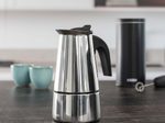 xavax® 4 Tassen Espressokocher silber/schwarz