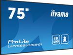 iiyama ProLite LH7565UHSB-B1 Signage Display 189cm (74,5")